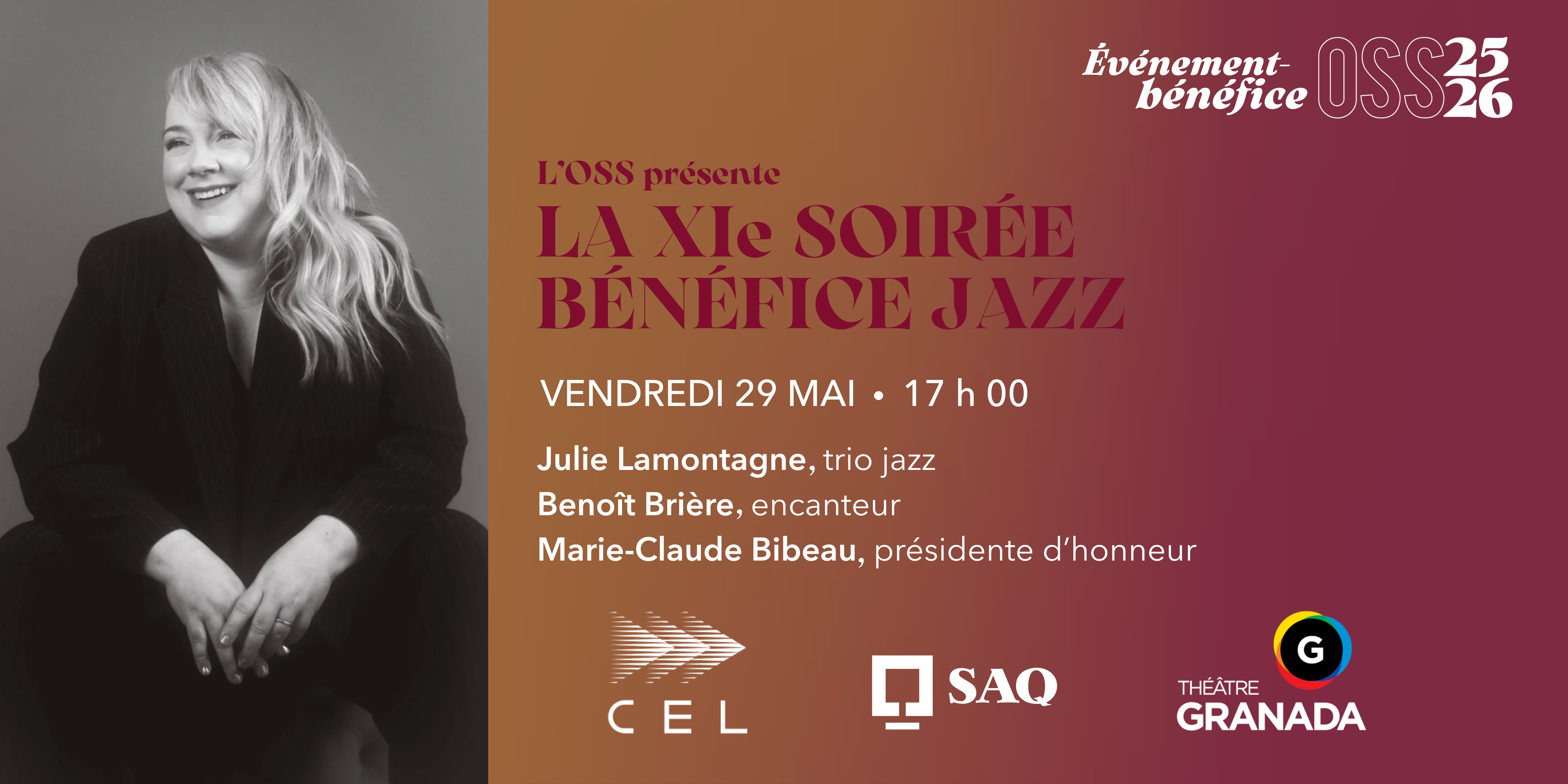 XIe Soirée-bénéfice Jazz | Présentation