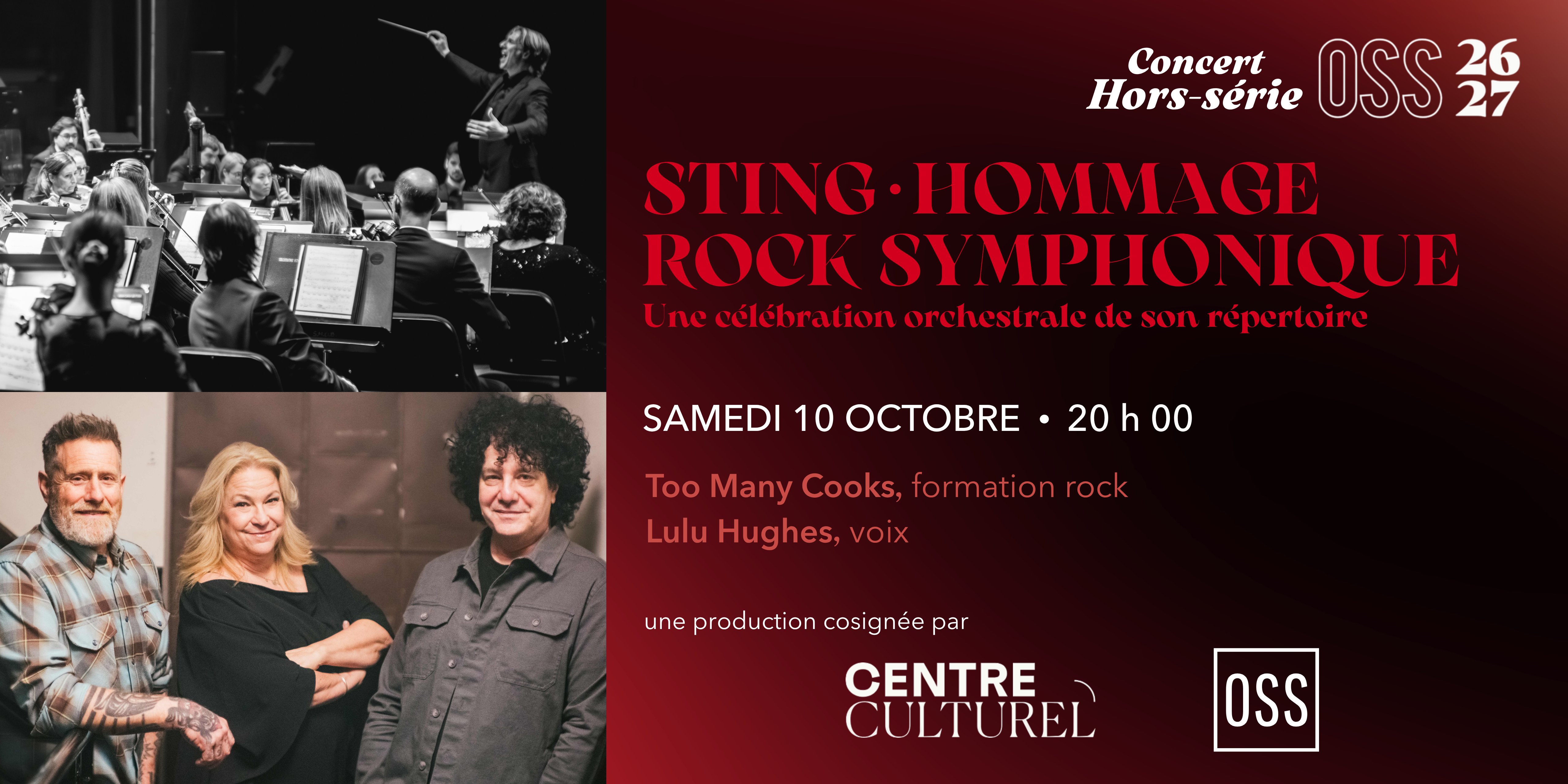 Sting, Hommage Rock Symphonique | Présentation